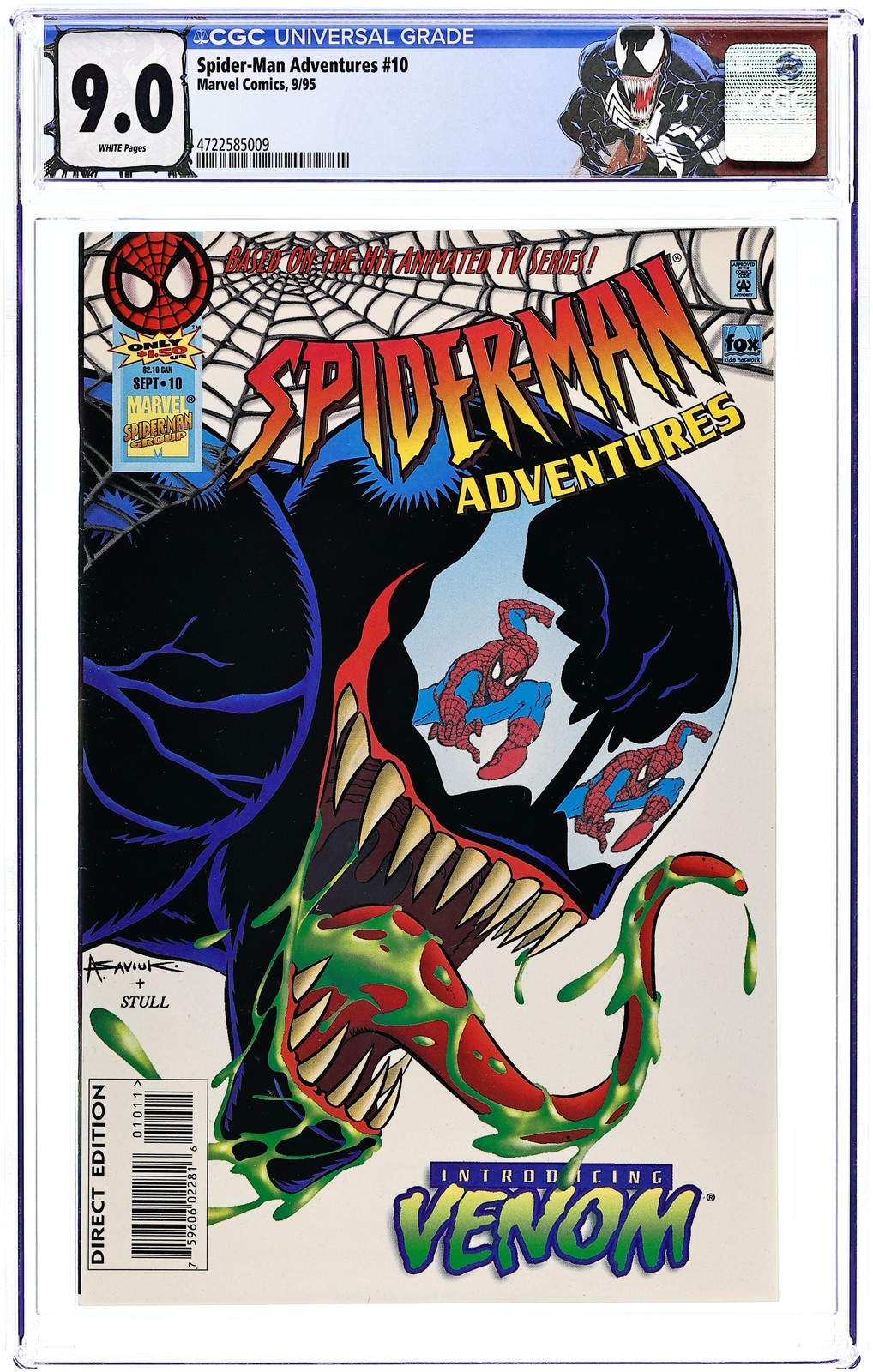 Spider-Man Adventures #10 CGC 9.0 1995 4722585009