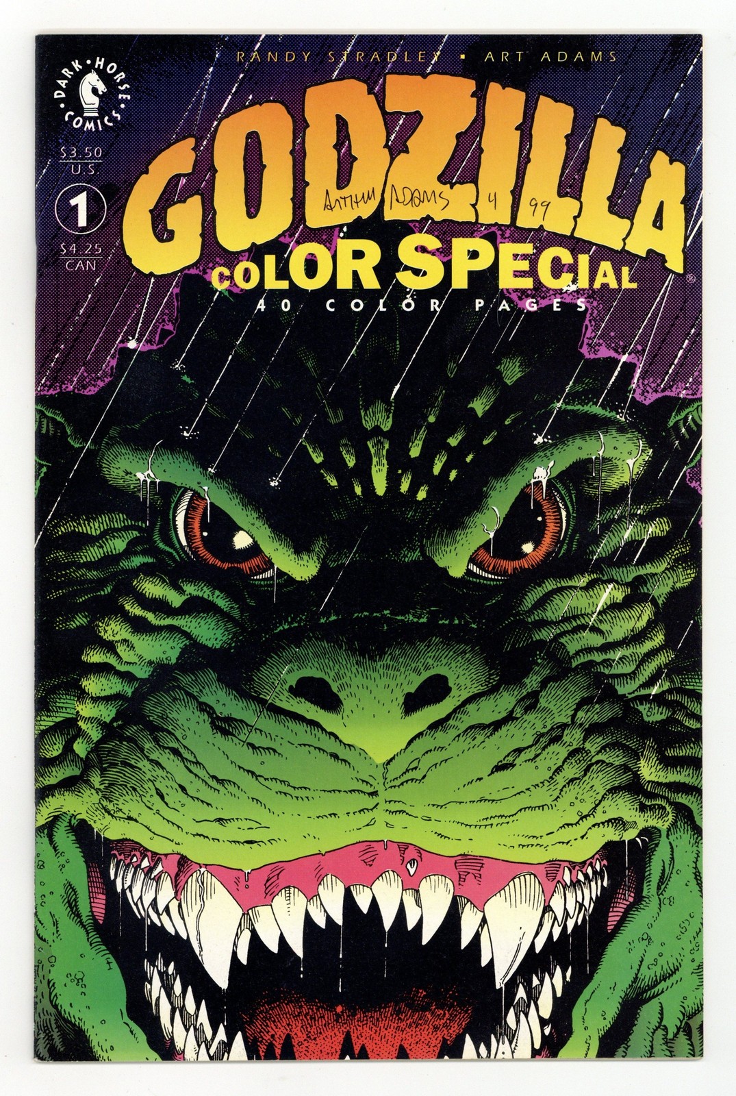Godzilla Color Special #1 quasi nuovo - 9.2 1992