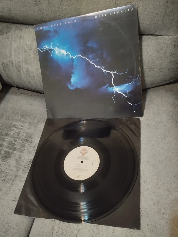 Dire straits "love over gold" vinile stampa dell'epoca