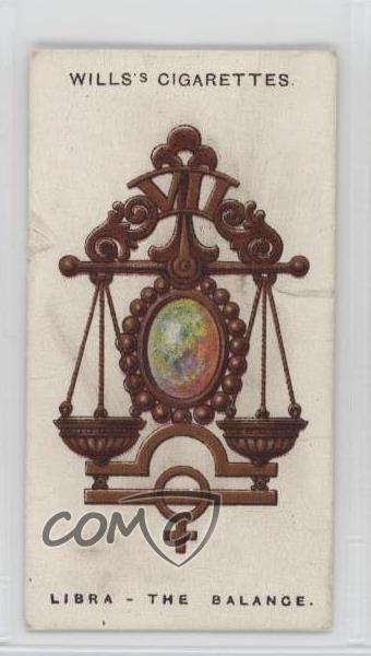 1923 Wills Portafortuna Tabacco Bilancia L'equilibrio #7 0l4h