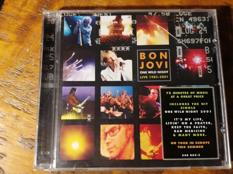 Bon Jovi - One Wild Night - EU 2001 CD