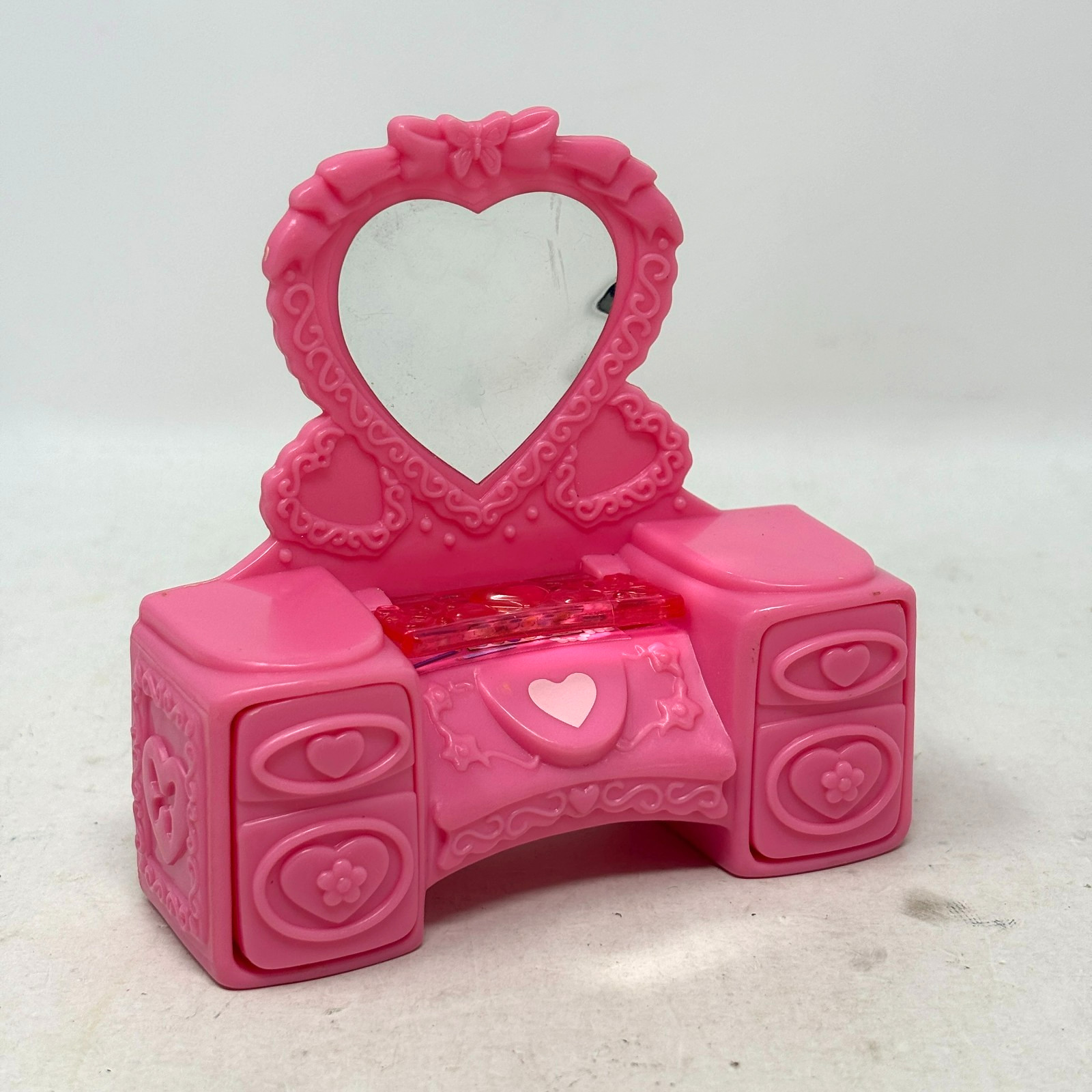 MY LITTLE PONY Rainbow Crystal Castle Pink Vanity Drawers Open Replacement 2005