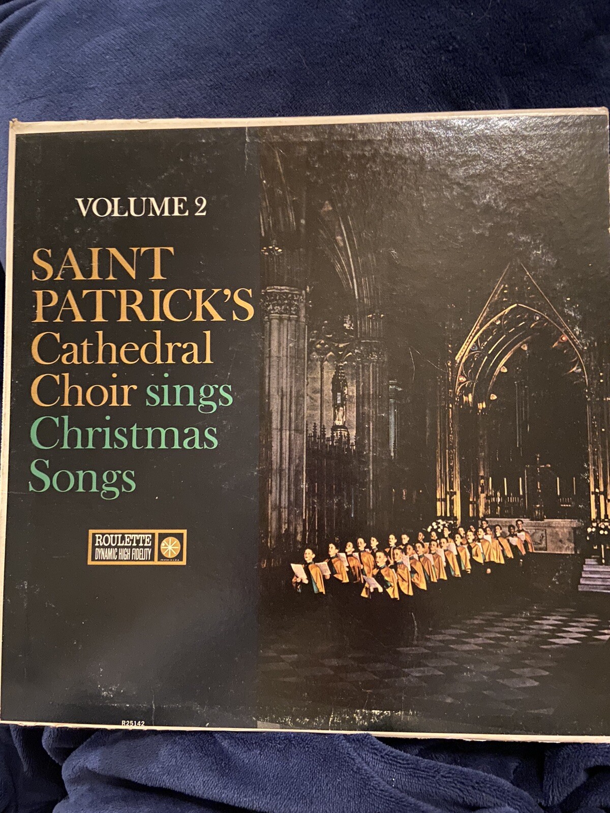 SAINT PATRICK'S CATHEDRAL CHOIR SINGS CHRISTMAS SONGS 1961  LP Rare
