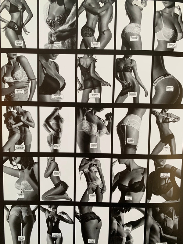 Livre de photographie des publicités de lingerie “leçons de séduction”d’Aubade