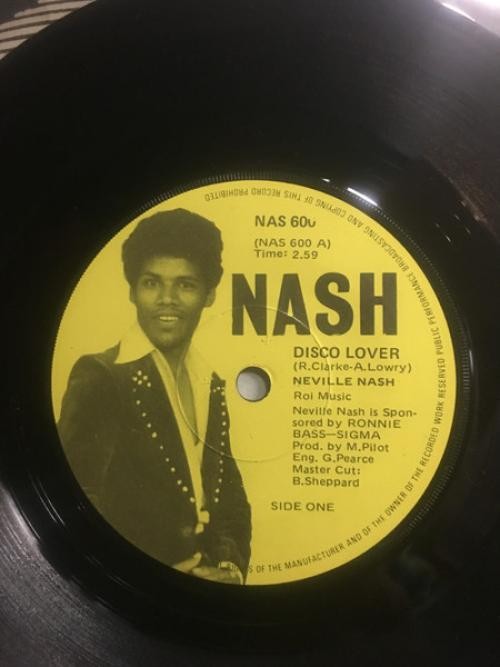Neville Nash - Disco Lover / Disco Locomotive (7", Single) (Very Good Plus (VG+)