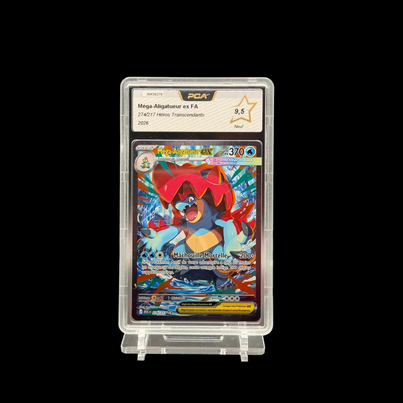 Méga-Aligatueur ex FA 274/217 Héros Transcendants PCA 9.5