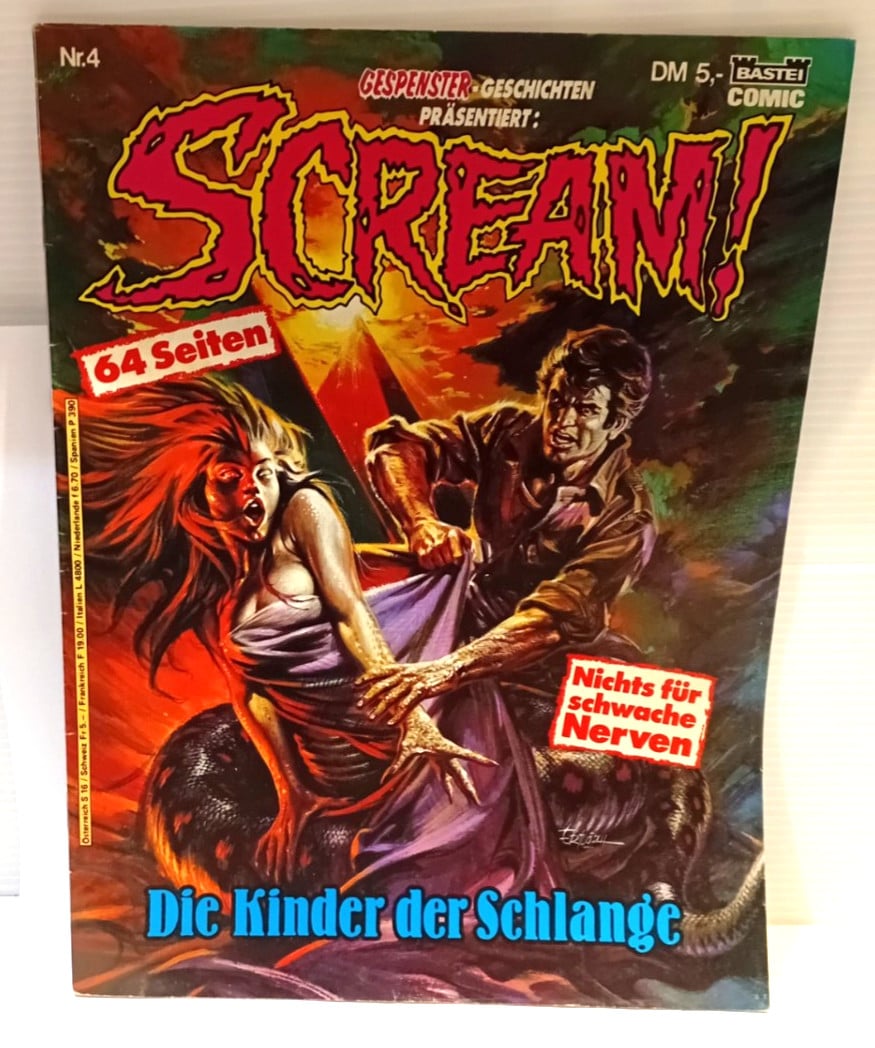 Bastei Editore: Fantasmi - Storie Presentate : 1989 n.04 : Scream