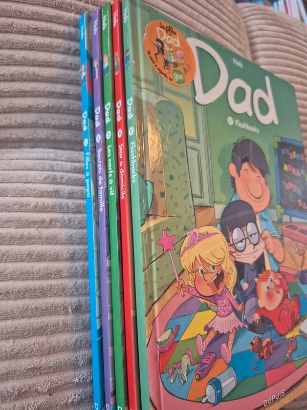 Lot de 5 bandes dessinées Dad