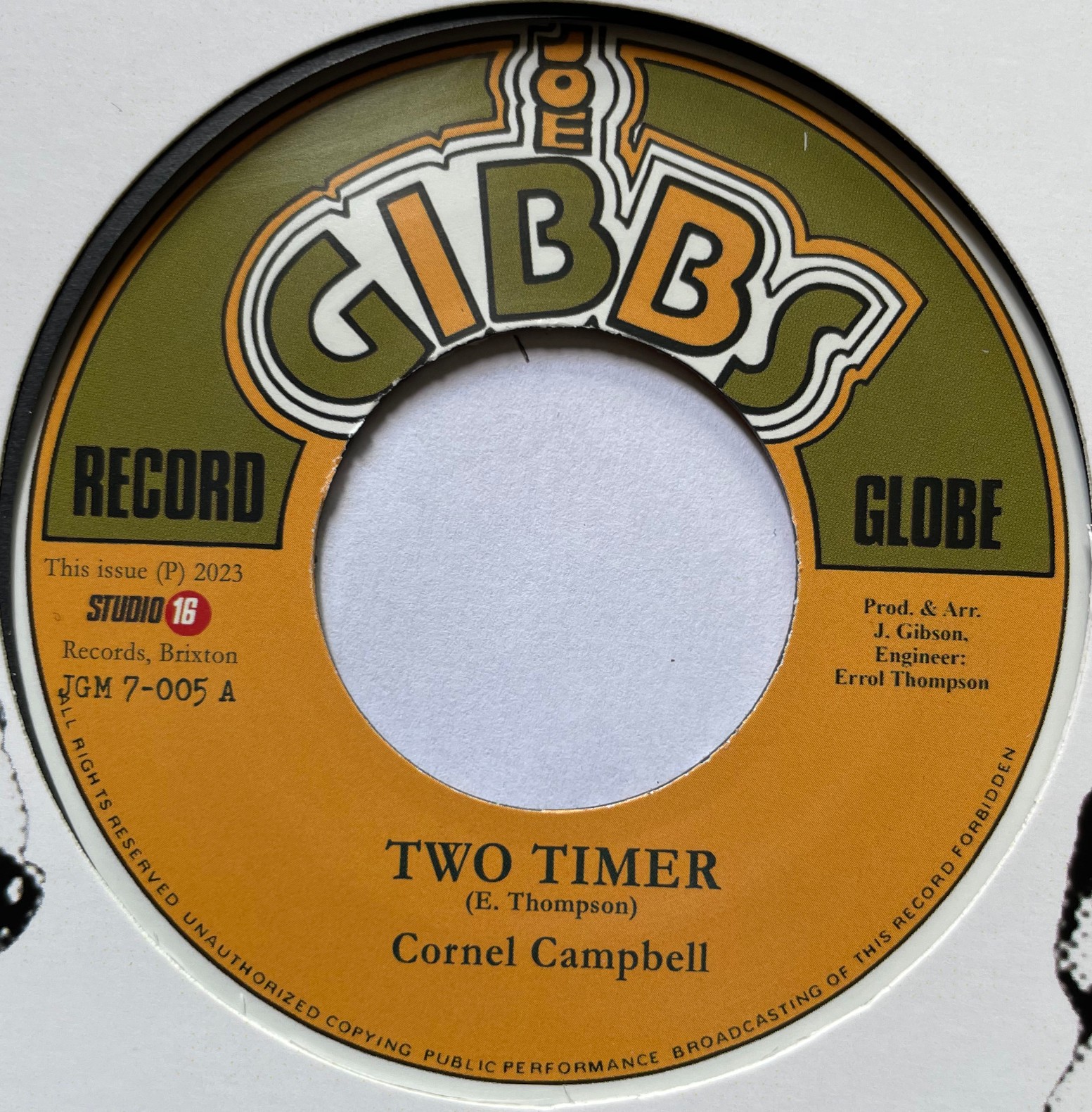Cornell Campbell – Two Timer / Chatter Box (Reissue 2023)