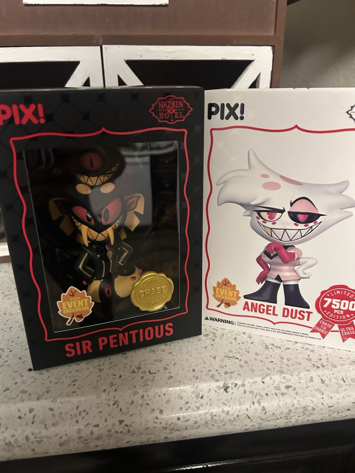 Thrilljoy Hazbin Hotel Sir Pentious PIX! Figurina Chase esclusiva condivisa NYCC 2026