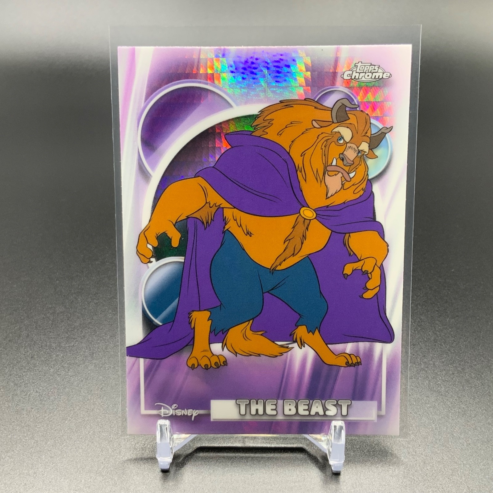 2026 Topps Chrome Disney #36 The Beast Prism Refractor TTC7937