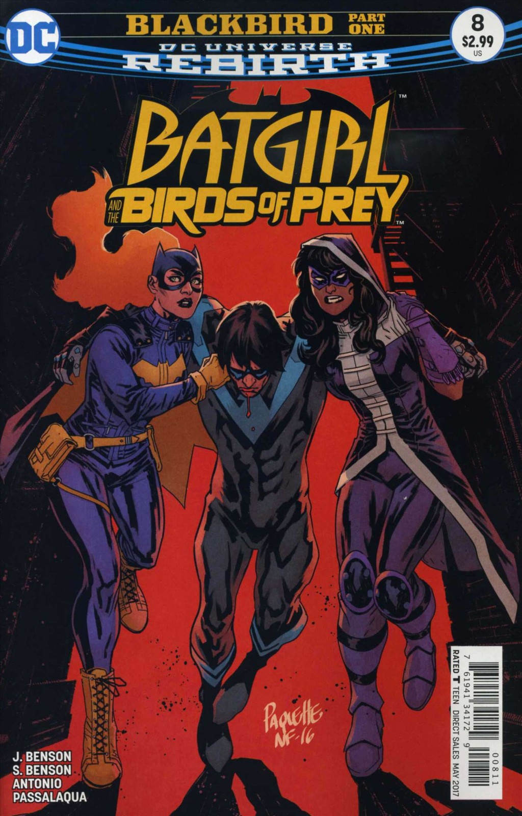 Batgirl And the Birds of Prey #8 VF; DC | Rebirth Nightwing - w/Bag+Board