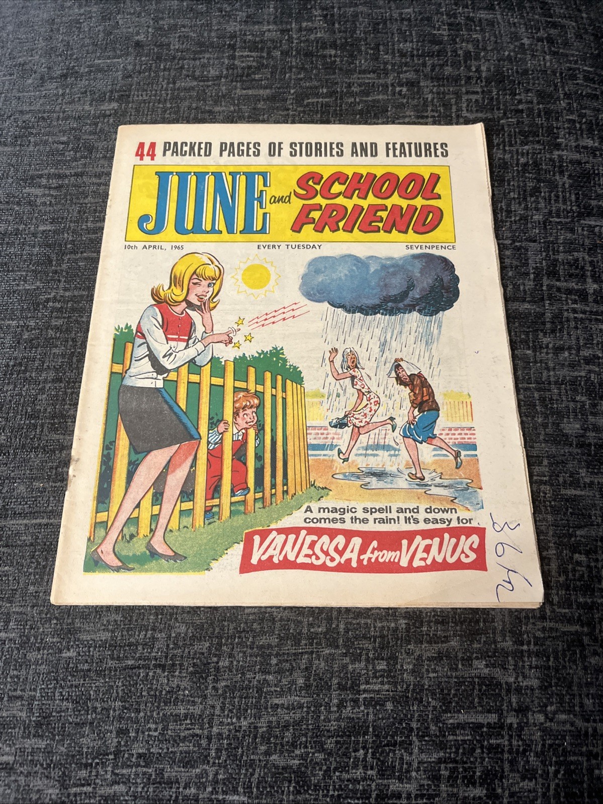 June and School Friend Comic - 10 April 1965 - Gene Pitney