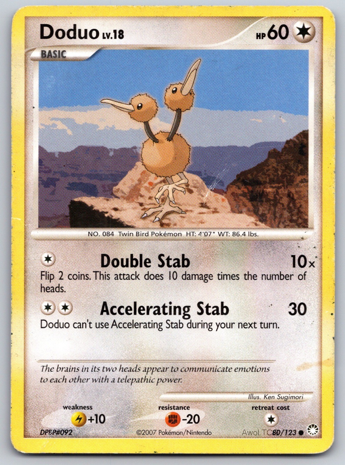 Doduo 80/123 Tesori Misteriosi HP Comune