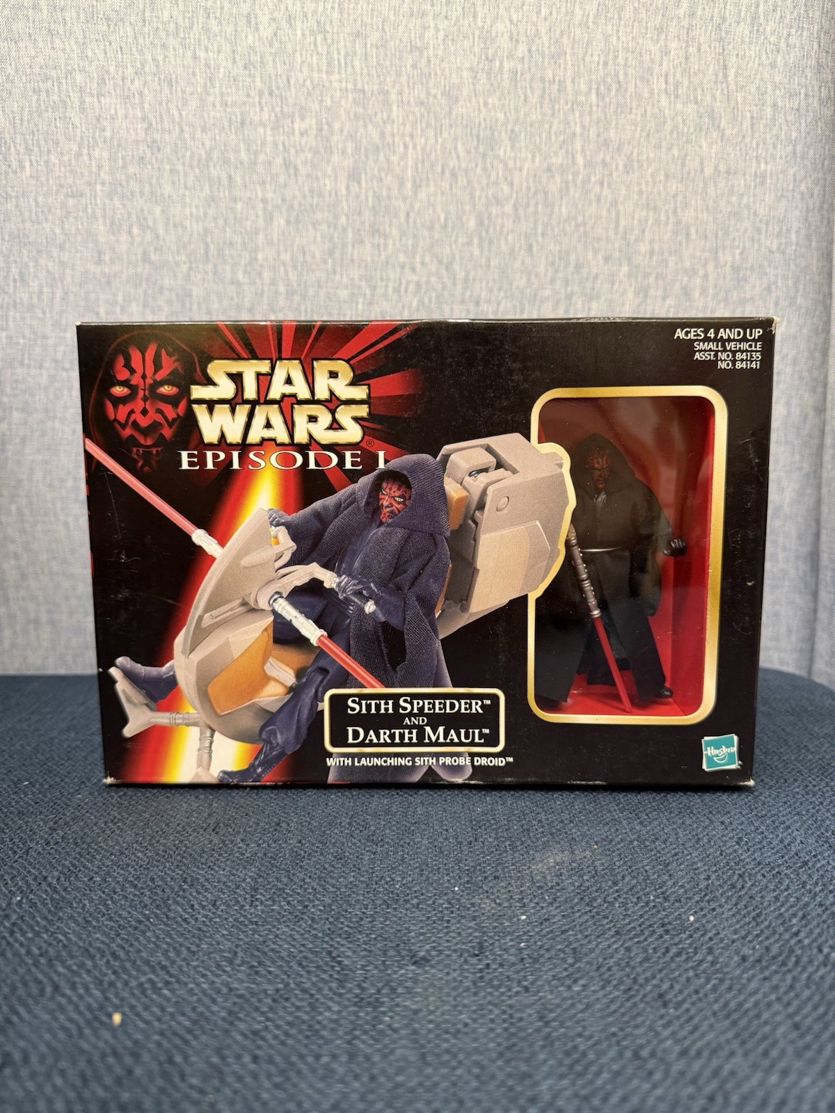 Star Wars Hasbro Episodio I Sith Speeder e Darth Maul con Sonda Sith di Lancio