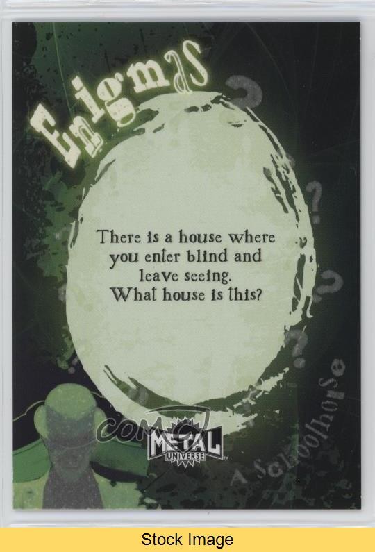 2025 Skybox Metal Universe Batman Enigmas – One Bad Day: The Riddler #1 READ 5za