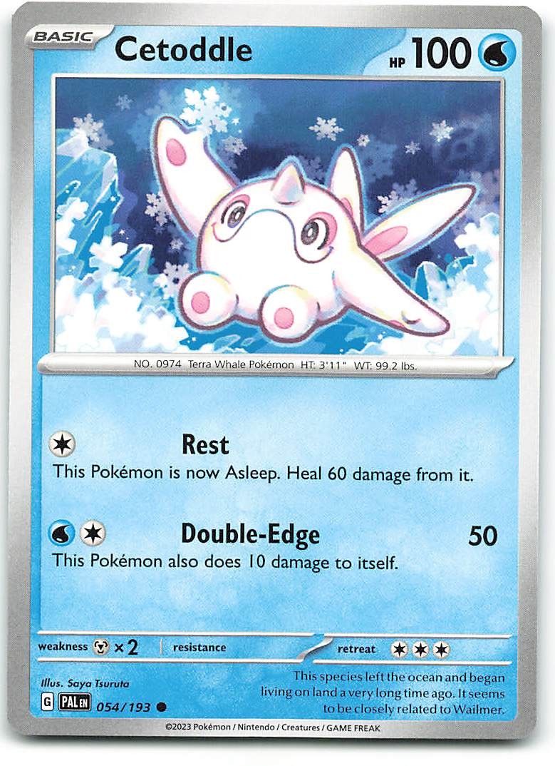 CETODDLE 054/193 POKEMON PALDEA COMUNE EVOLUTO