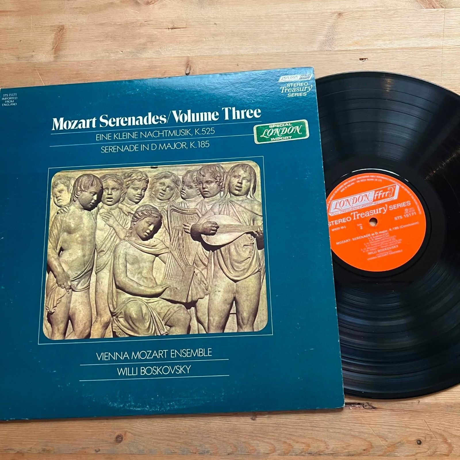 Wolfgang Amadeus Mozart - Mozart Serenades / Volume Three 33rpm VG+ VR20