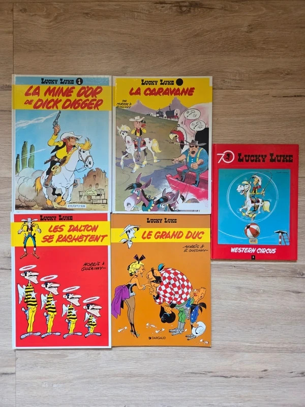 Lucky Luke Western Circus + Les Dalton se rachètent + Nitroglycérine (EO) lot BD