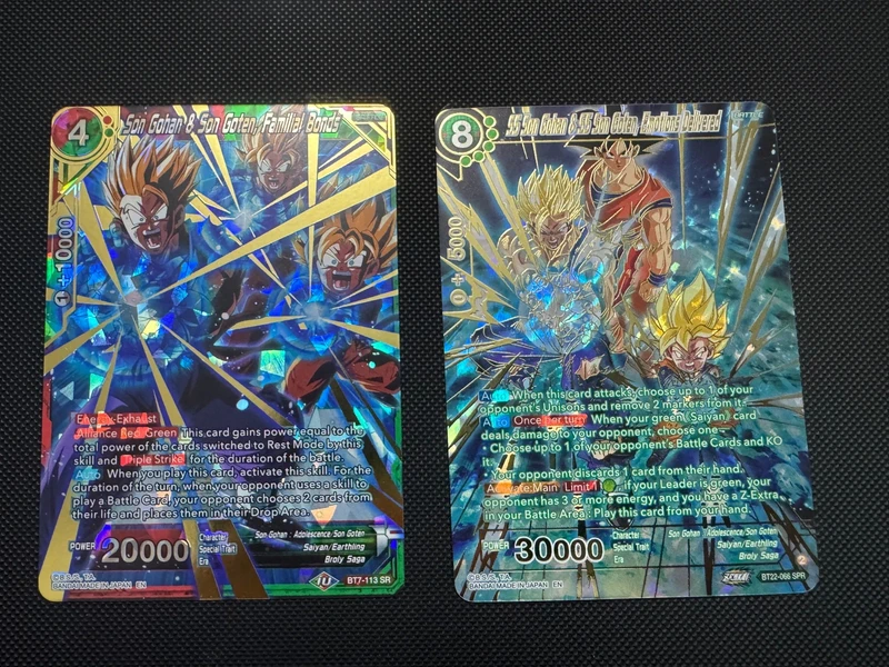 Dragonball lotto 2 carte