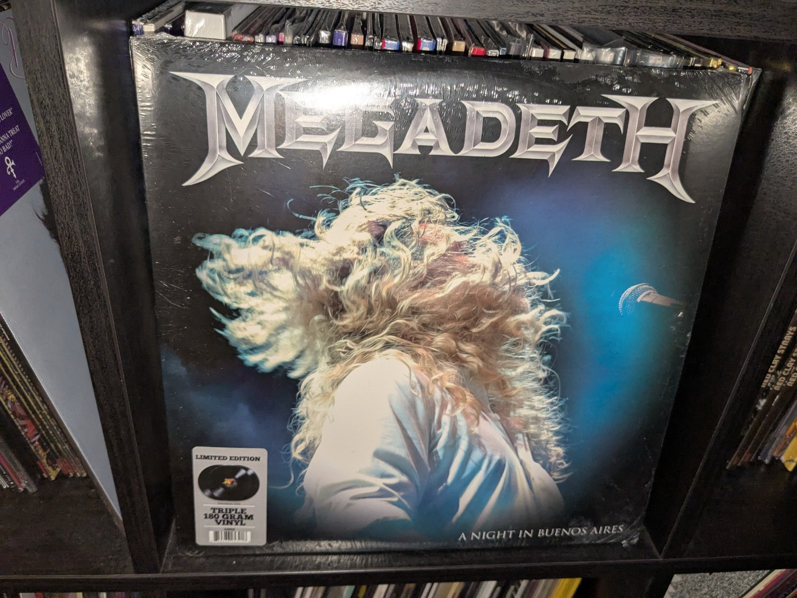 Megadeth - A NIGHT IN BUENOS AIRES - BLACK Vinyl 3 LP - NEW SEALED!!