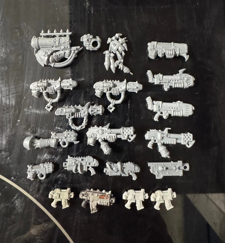 Legionaries Chosen Chaos Space Marine CSM Warhammer 40k Special Range Weapons Bits