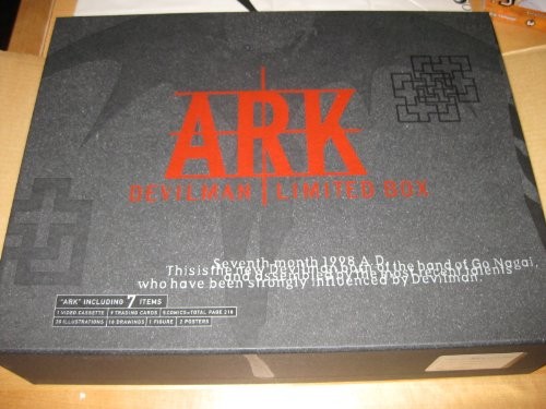Set completo artistico Devilman Limited Box Ark usato libro Go Nagai Kat... forma libro JP