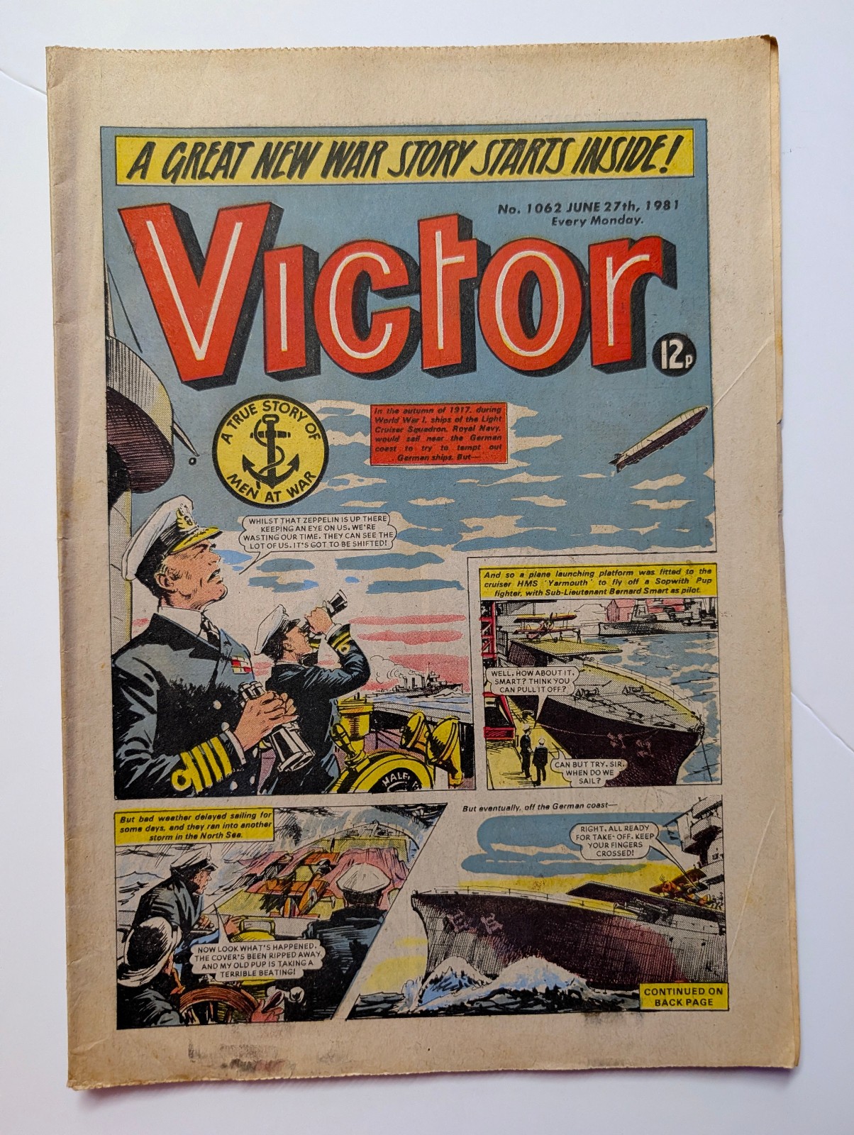 The Victor Comic, No 1062, June 27th 1981.