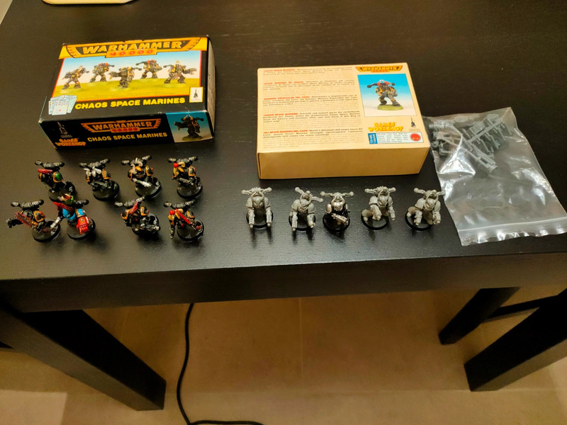 Warhammer 40k, small Chaos space marines army