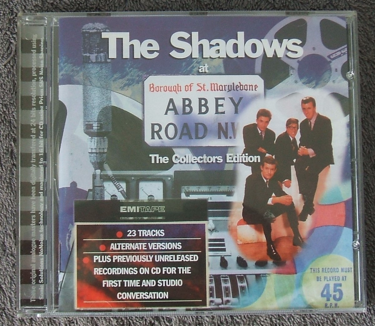 The Shadows - The Shadows At Abbey Road (1997) EMI  Superb Ex+ UK CD