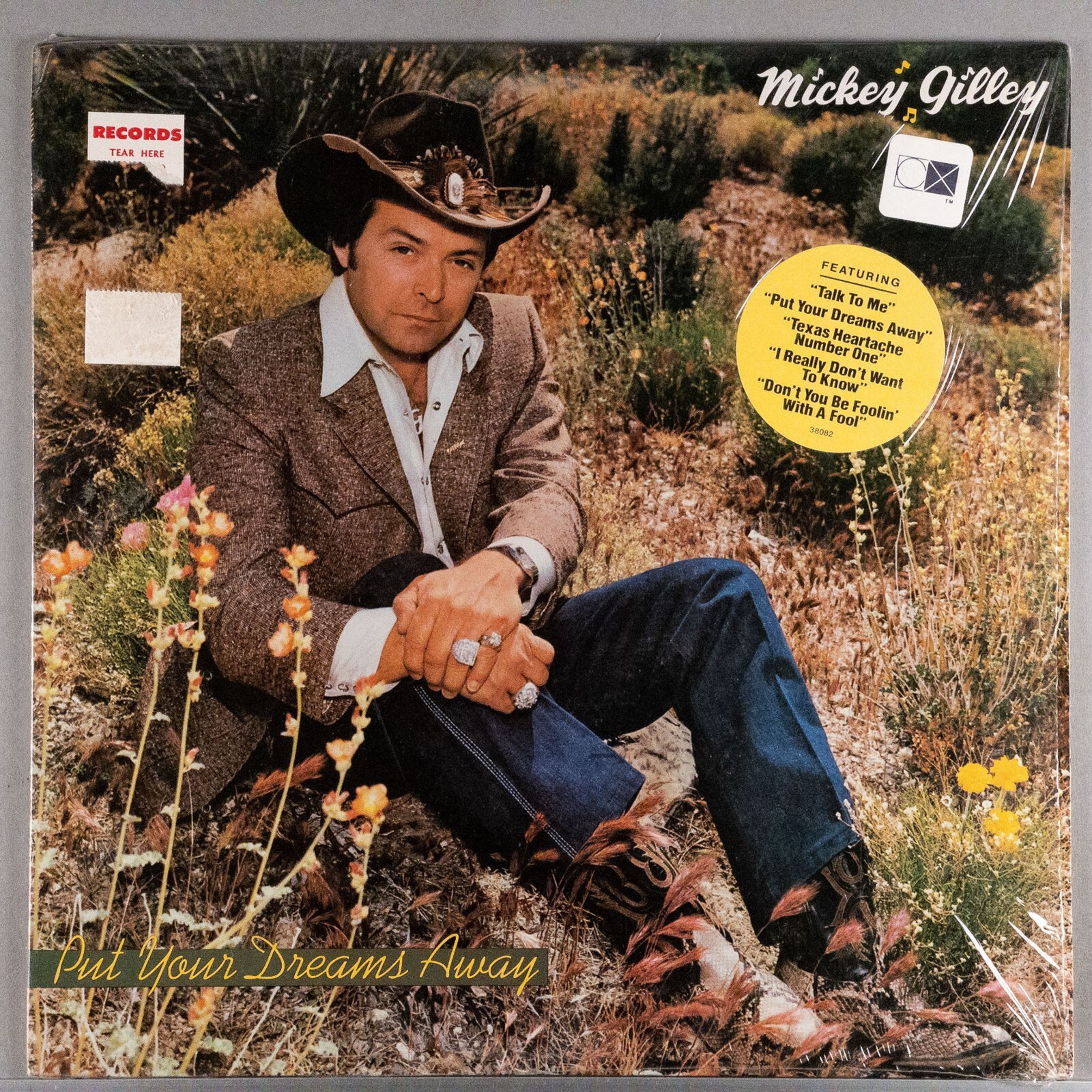 MICKEY GILLEY Put Your Dreams Away 1982 LP Vinyl Record : VG+/EX FE 36962
