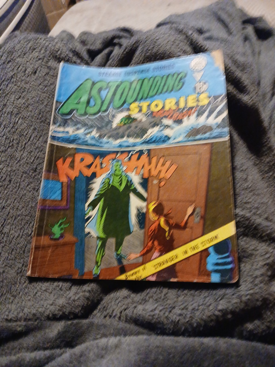 ASTOUNDING STORIES #128 ALAN CLASS BRITISH VINTAGE GIGANTE FUMETTO Mastroserio Cover