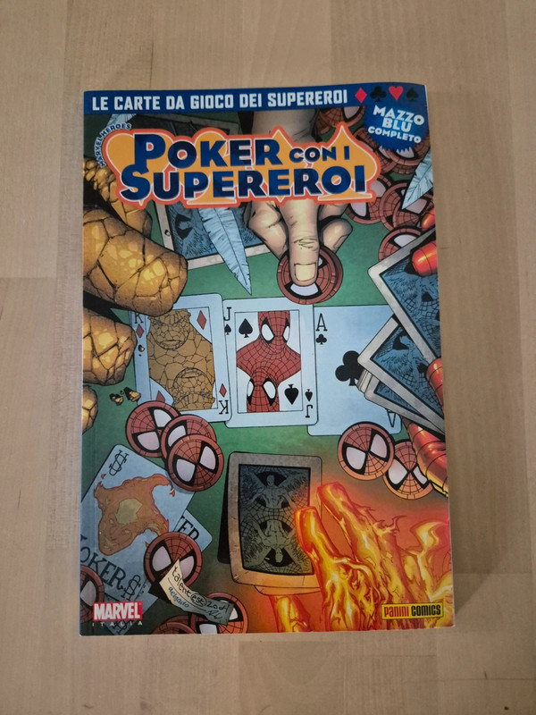 Fumetto Marvel "Poker con i supereroi"