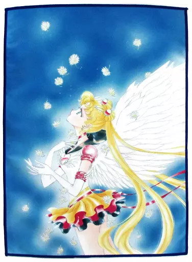 Mini asciugamano musicale in microfibra Sailor Moon illustrazione ufficiale...