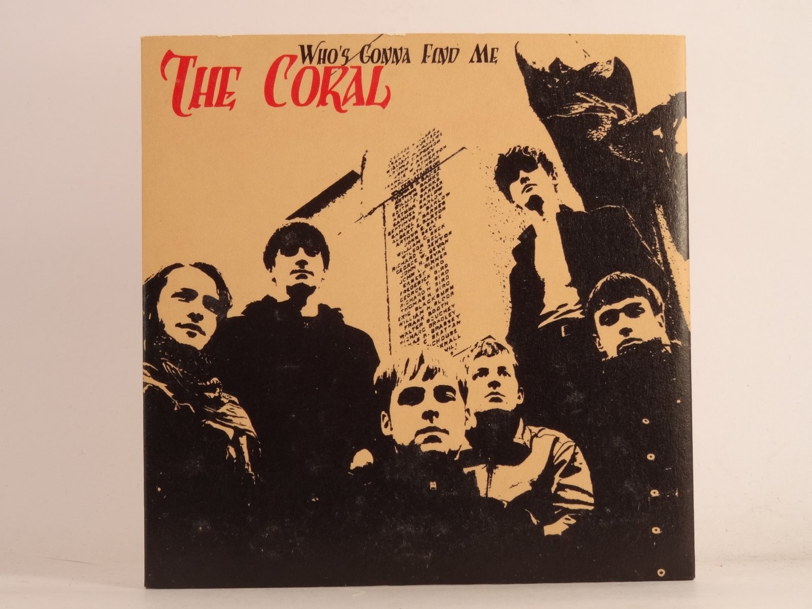 THE CORAL WHO'S GONNA FIND ME (F45) 2 Track Promo CD Single plus Card Sleeve DEL