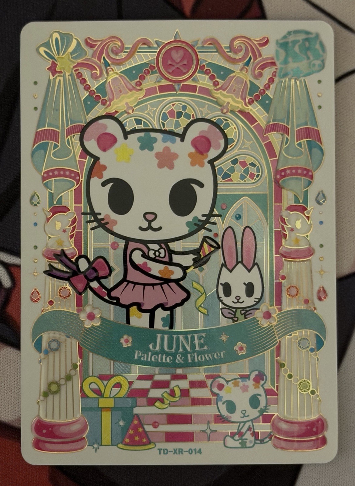 KAYOU Tokidoki #TD-XR-014 Palette e Fiore XR 22 Giugno Compleanno Serie 2