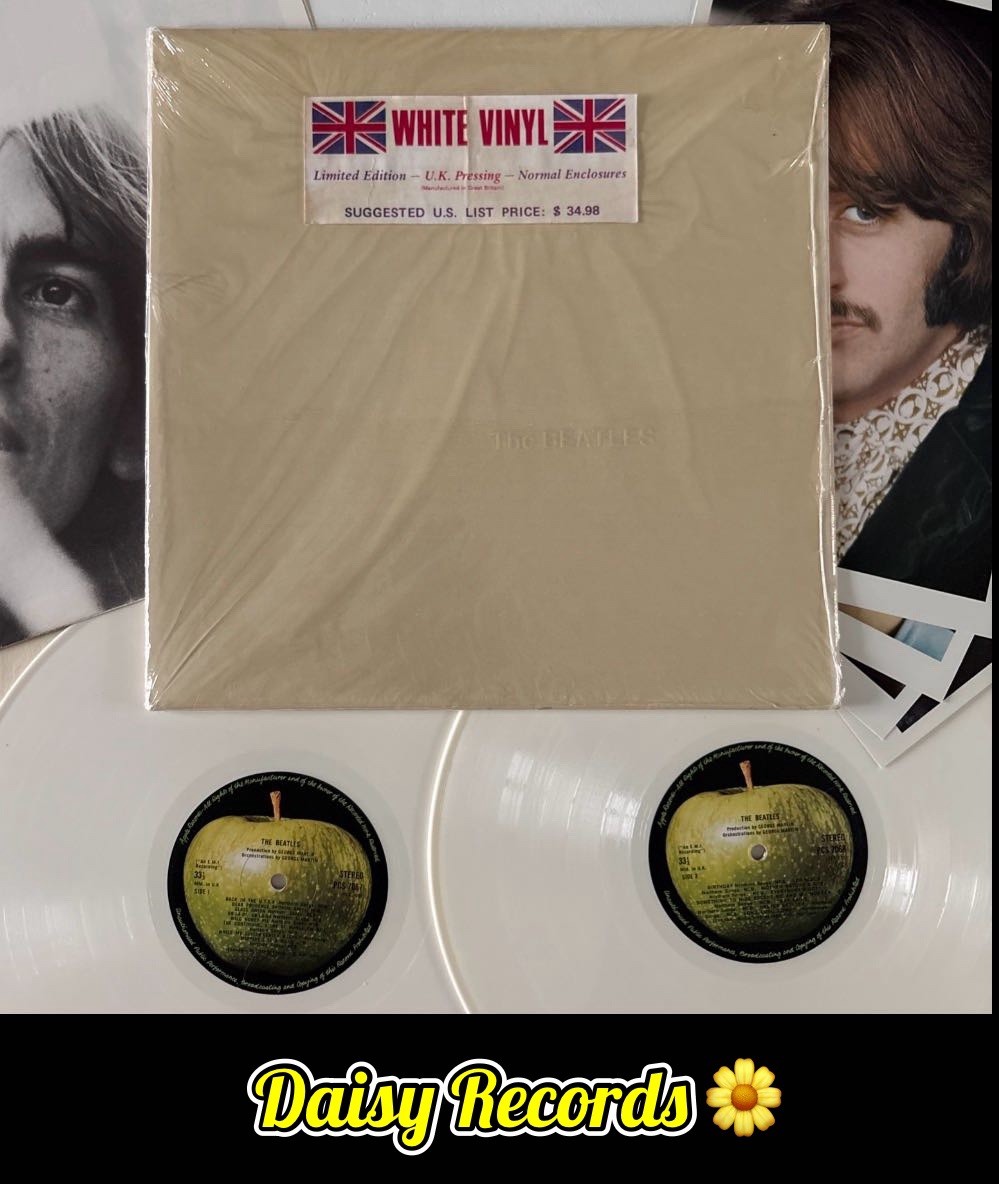 The Beatles White Album 1978 UK *Stereo* *Export* White Vinyl *In Shrink/Hype*