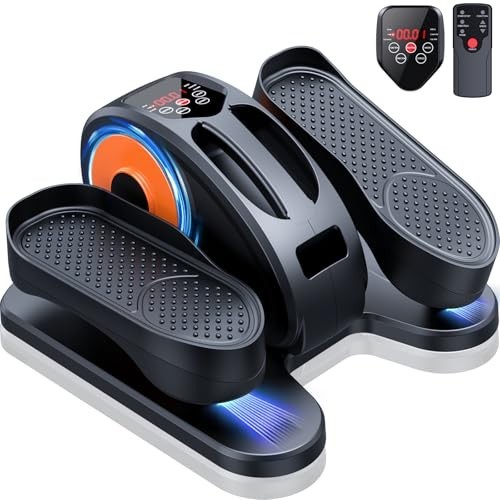 Under Desk Elliptical Machine, Electric Leg Exerciser for Seniors