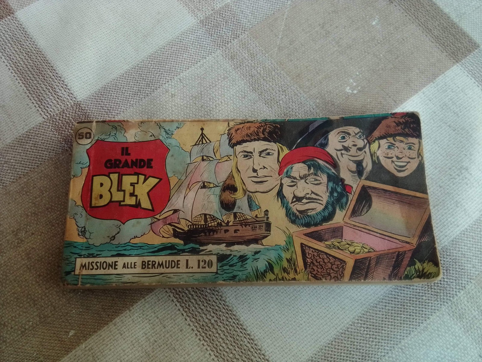 IL GRANDE BLEK Raccoltina striscia 50 MISSIONE ALLE BERMUDE Dardo 1961?