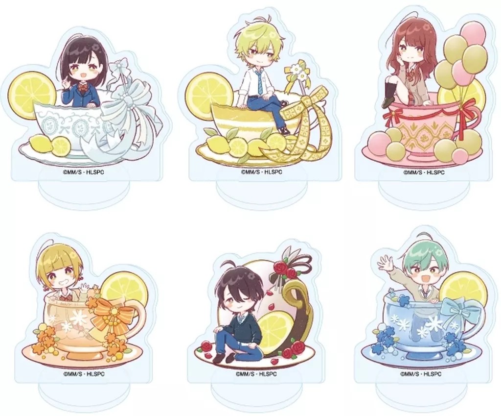 Set di 6 figure in acrilico da collezione Honey Lemon Soda Petit Figure...