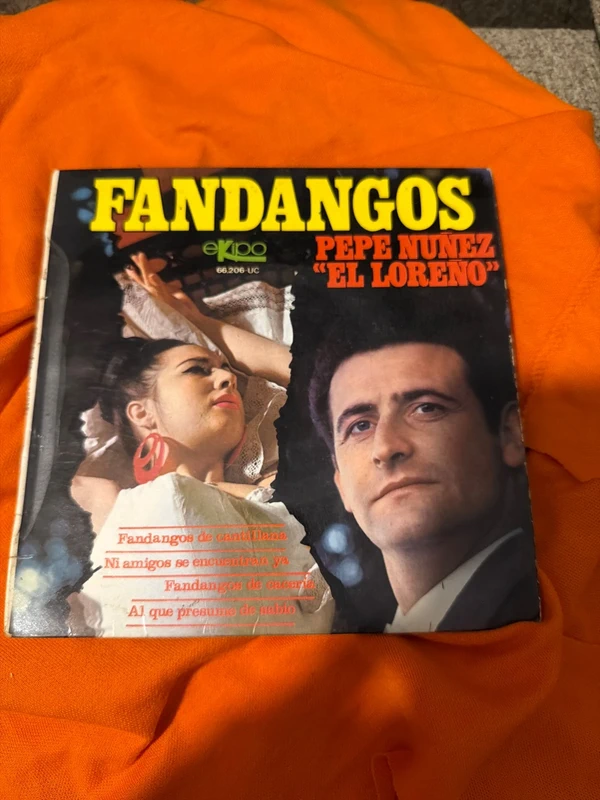 Disco vinilo pepe ñunez el loreño 7 pulgadas