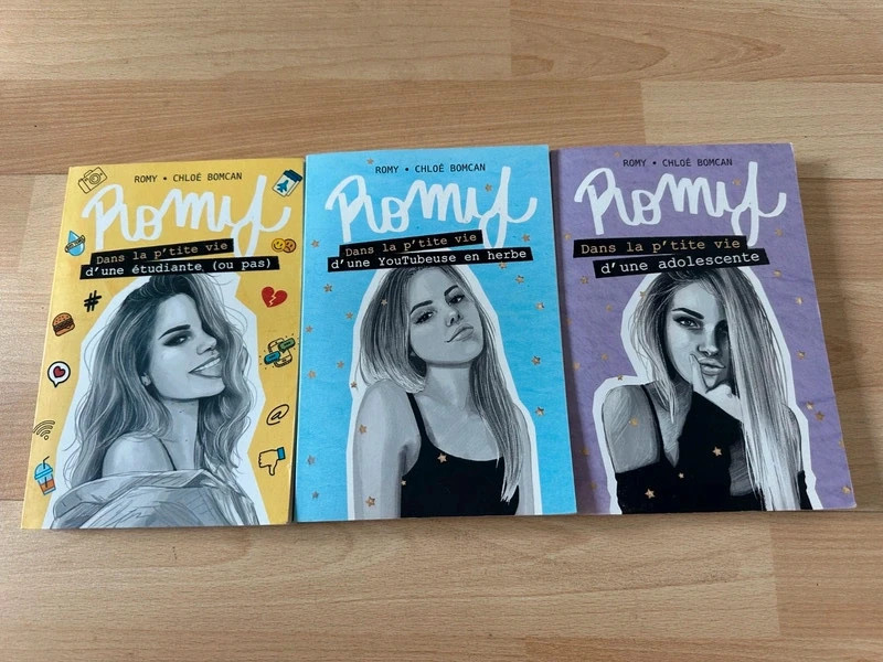 Lot de 3 livres Romy