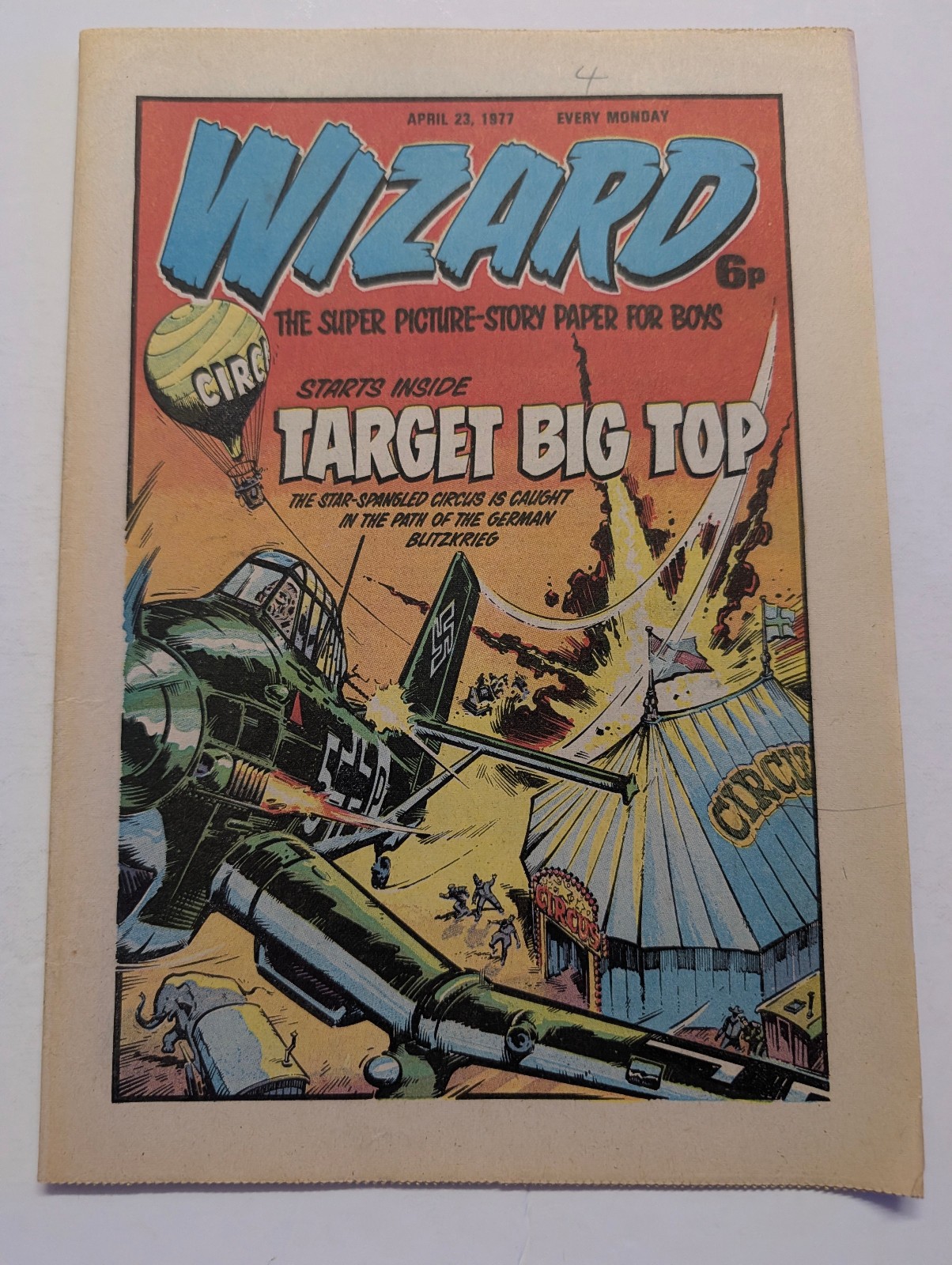 The Wizard Comic, April 23rd 1977.