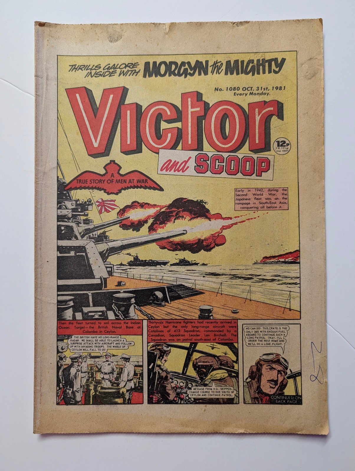 The Victor and Scoop Comic, No 1080, October 31st 1981.