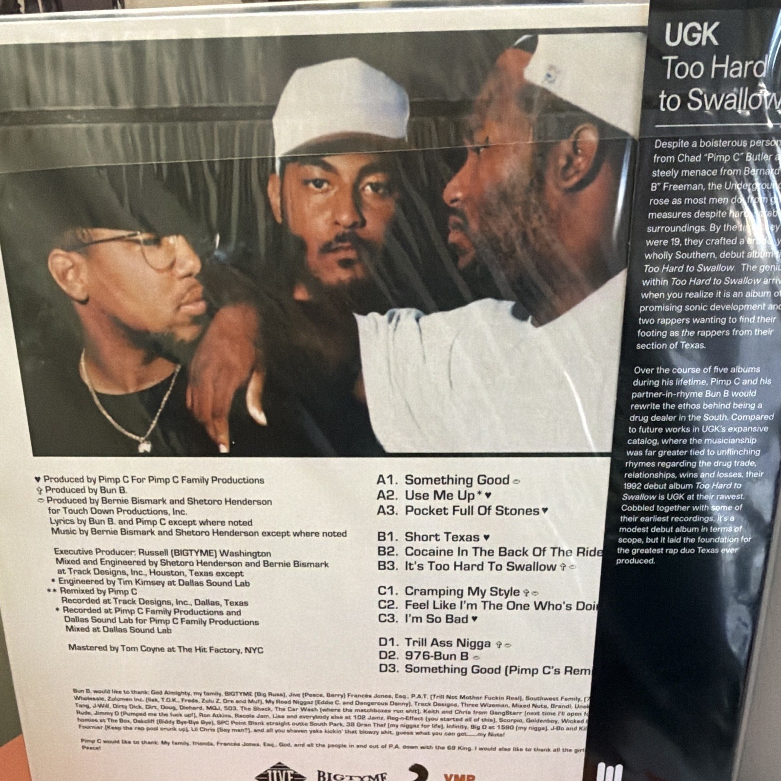 UGK Too Hard to Swallow 30th Anniversary 2LP Neon Yellow Vinyl VMP-RH057