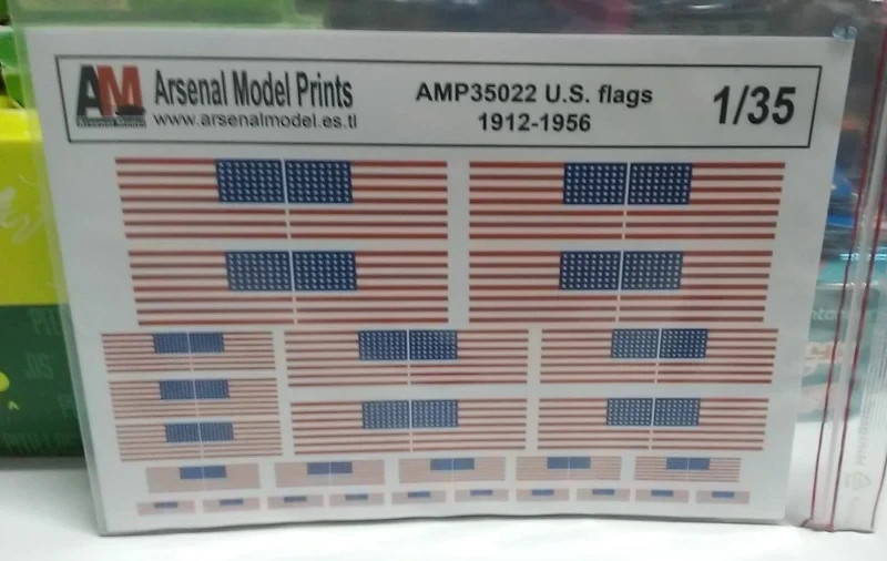 Banderas USA, Arsenal Model Print 1/35-1/48-1/72