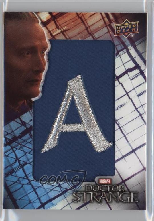 Patch Upper Deck 2016 Marvel Doctor Strange Lettermen Mads Mikkelsen 0c3