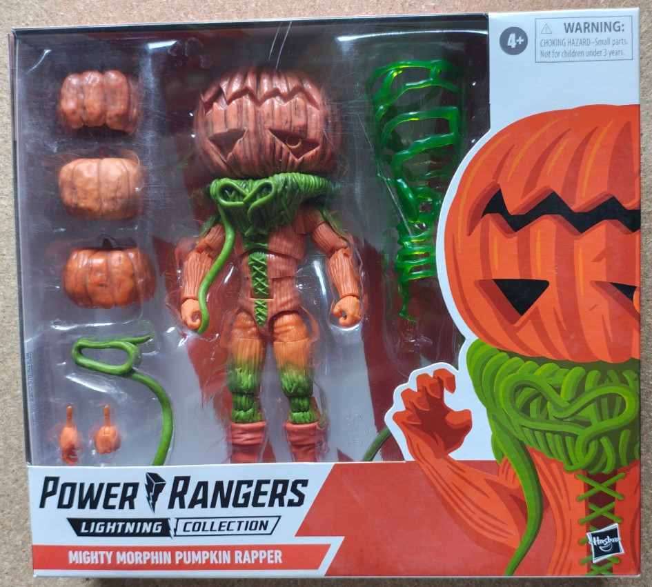 Power Rangers Lightning Collection Mighty Morphin Pumpkin Rapper Figura