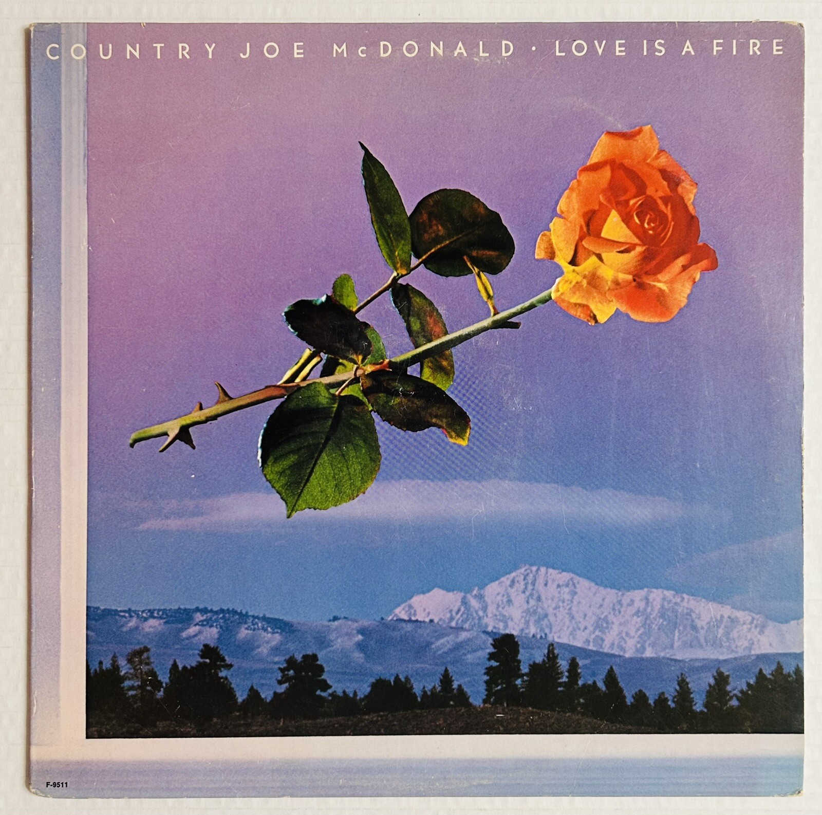 Country Joe McDonald - Love is a Fire - Vinyl LP - Ultrasonic Cleaned - Fantasy