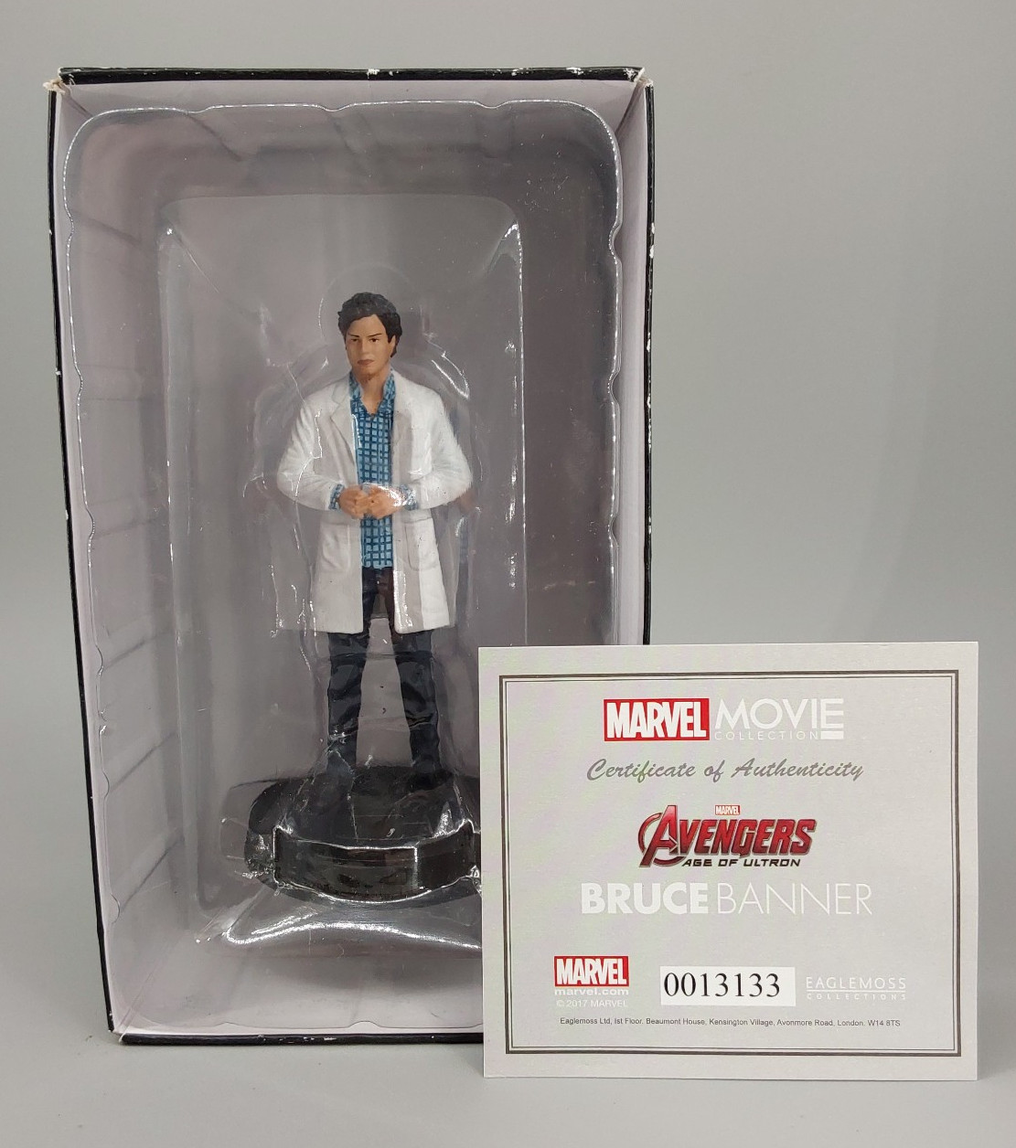 Bruce Banner Die Cast Figure Avengers AOU Marvel Movie Collection Eaglemoss 2017